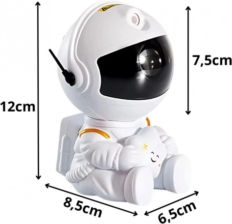 Sterrenprojector zittende astronaut met afstandsbediening