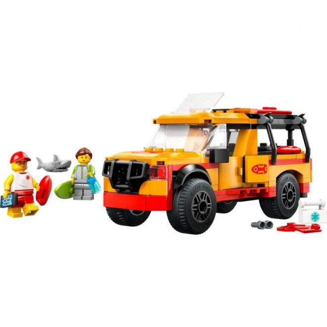 Lego City Reddingswagen op het Strand