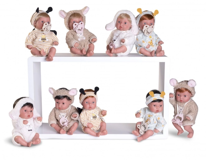 Antonio Juan 85317-2 Picolín schaap - realistische baby pop met volledig vinyl lichaam - 21 cm