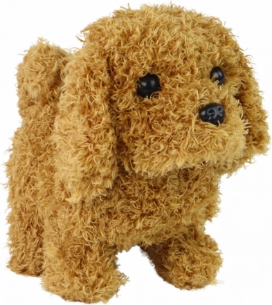 Interactieve speelgoed blaffend bruin puppy