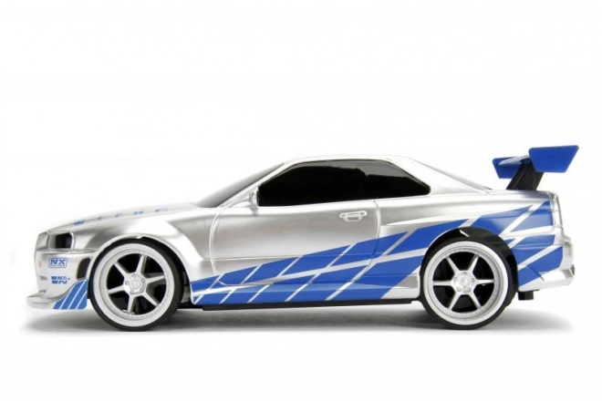 Snel en woest RC-auto Nissan Skyline 1:24