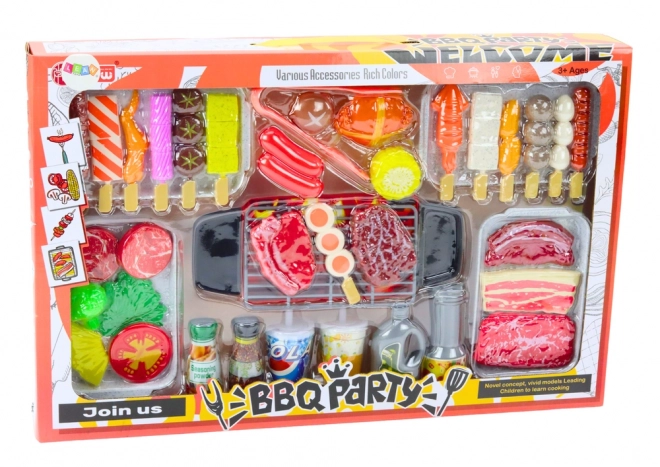 Grill Party Set Eten Dranken Groenten 40 stuks