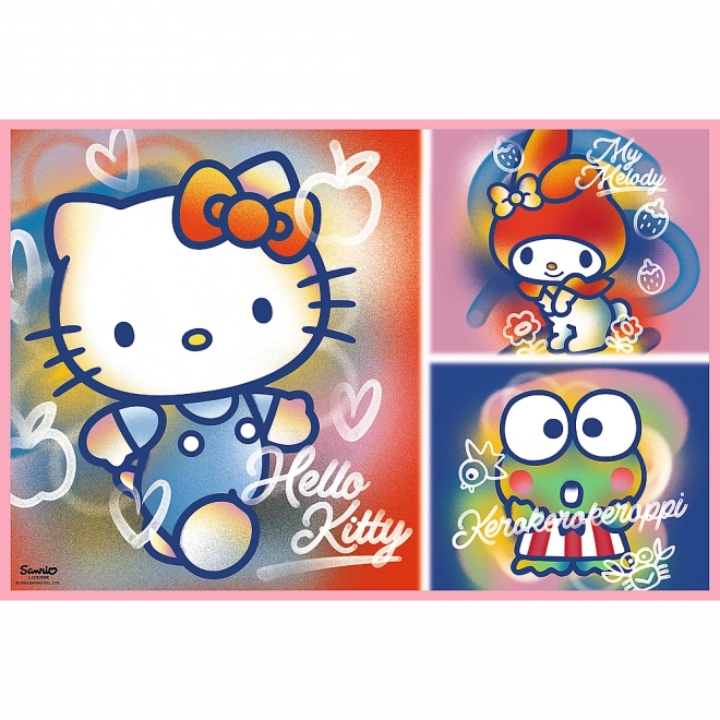Puzzel 2x200 Hello Kitty en vrienden