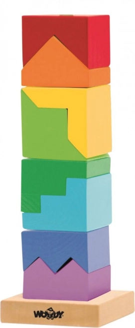 Kleurrijke stapeltoren