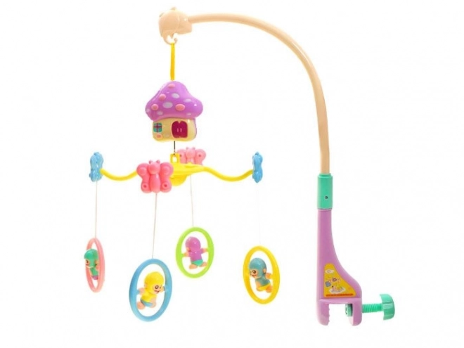 Pastel draaimolen met muziekdoos