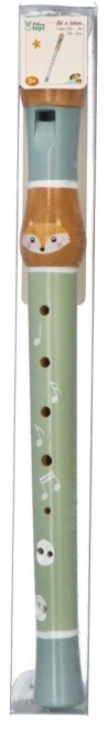 Houten fluit met vos