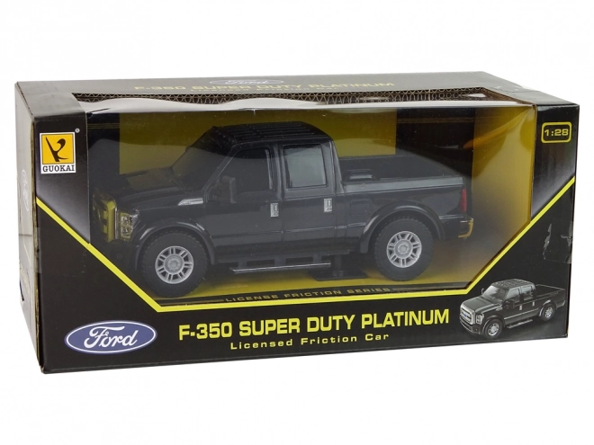 Ford F-350 Pick Up Rijdende Auto Zwart