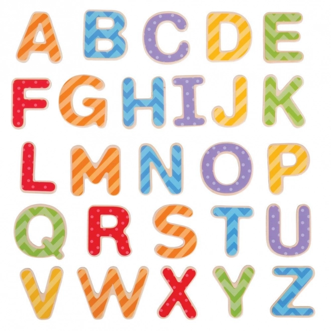 Bigjigs Toys Magnetische gekleurde alfabet (hoofdletters)