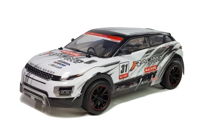 Raceauto met afstandsbediening 1:10 wit