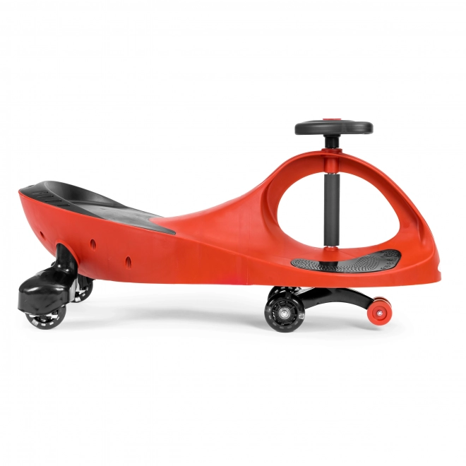 Loopfiets met LED-wielen rood ECOTOYS