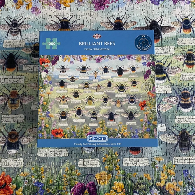 Gibsons Puzzel Briljante Bijen 1000 Stukken