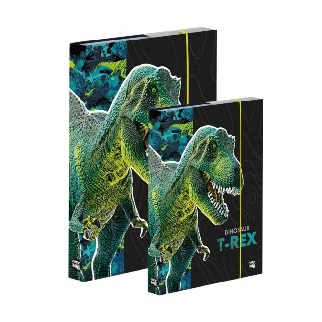 Doos voor schriften met dinosaurusmotief