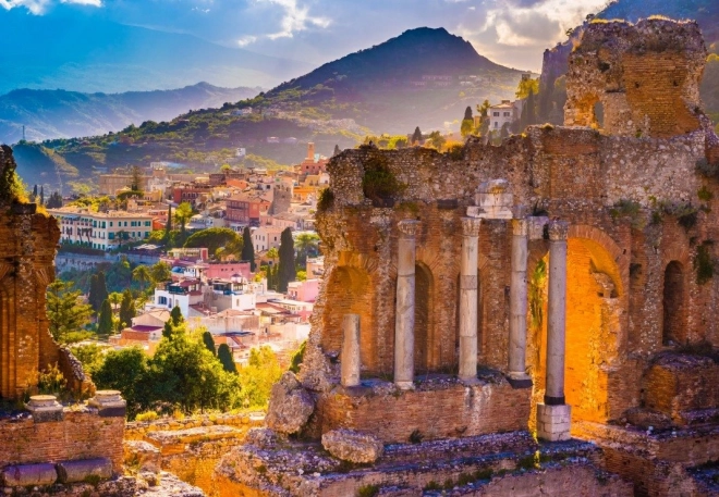 Puzzel Amfitheater in Taormina 1000 stukjes