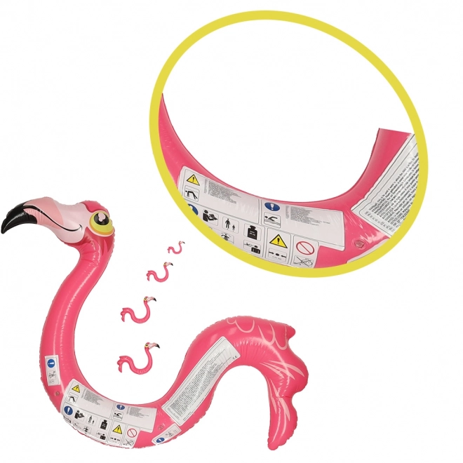 Opblaasbare zwemflamingo voor kinderen