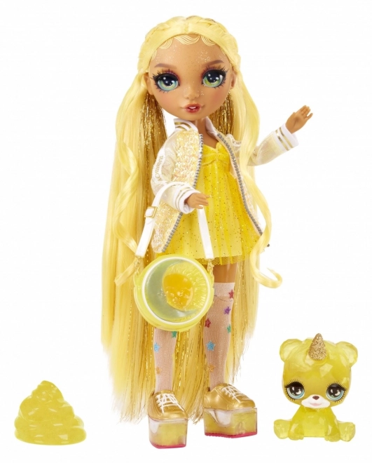 Rainbow High Modepop met diertje - Sunny Madison