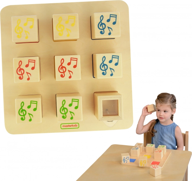 Masterkidz Houten Sensorische Sorteerset Muzikaal Montessori