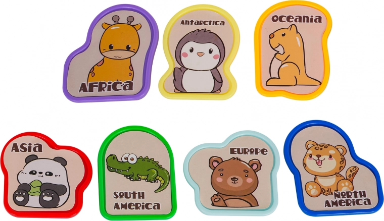 Ontdek continenten met dieren