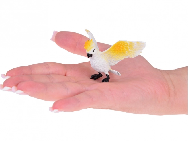 Set van kleurrijke figuren van exotische vogels