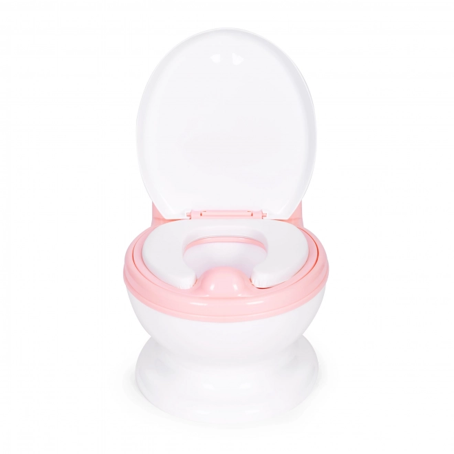Toiletpot met uitneembare inzet, gesloten kinder wc-bril en borstel ECOTOYS