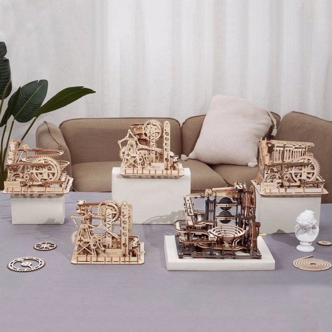 Knikkerbaan Night City - 3D houten bouwpakket