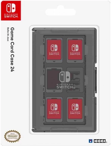 Etui voor 24 gamecards voor Nintendo Switch – zwart
