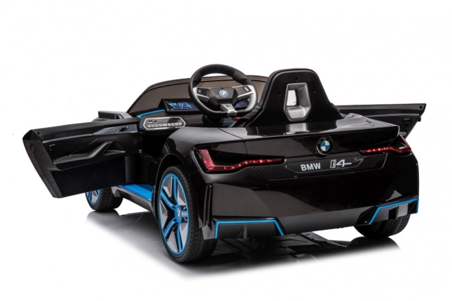 Elektrische autootje BMW i4 4x4 zwart