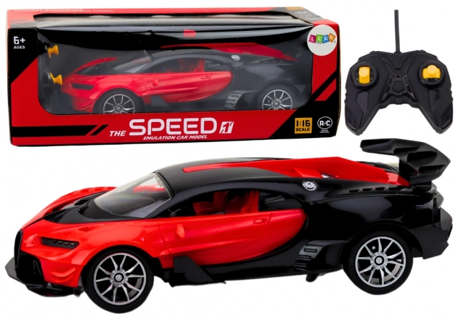 Op afstand bestuurbare sportwagen rood 1:16 RC auto