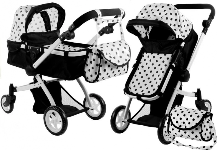 Eenvoudig 2-in-1 omschakelen: wieg en sportwagen