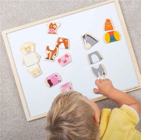 Bigjigs Toys magneetjes boerderijdieren