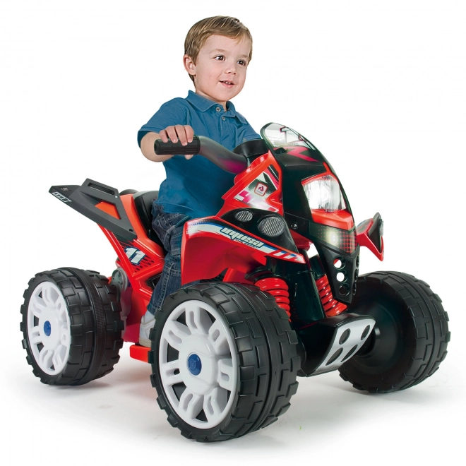 Kinder elektrische quad The Beast 12V rood