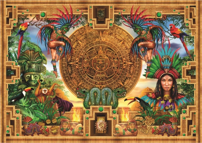 Puzzel Azteeks-Maya Verbinding 2000 Stukjes