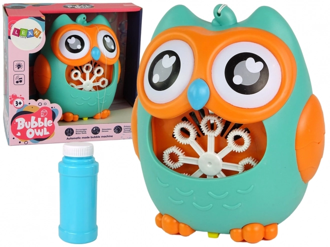 Zeepbellenmachine Uil Geluid Mint