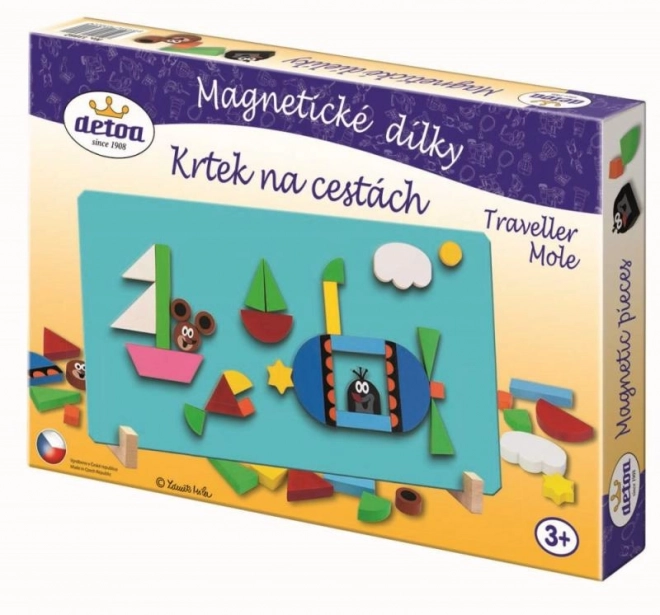 Magnetische puzzel - Kleine Mol