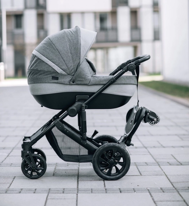 FreeON opstapje met zitje voor kinderwagen