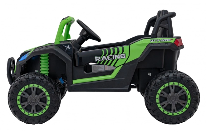 Elektrische kinderauto Buggy UTV 2000M Racing Groen