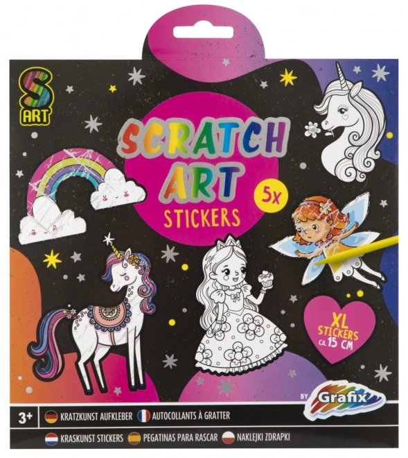 Kras-Uit-Stickers XXL 5 stuks