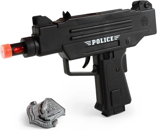 Politiekmitrailleur met licht en geluid 23 cm