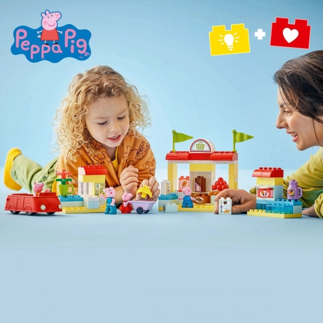 LEGO® DUPLO® 10434 Peppa Pig en de supermarkt