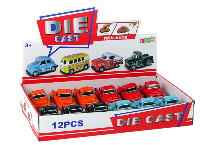Frictie speeltje pick-up 4 kleuren
