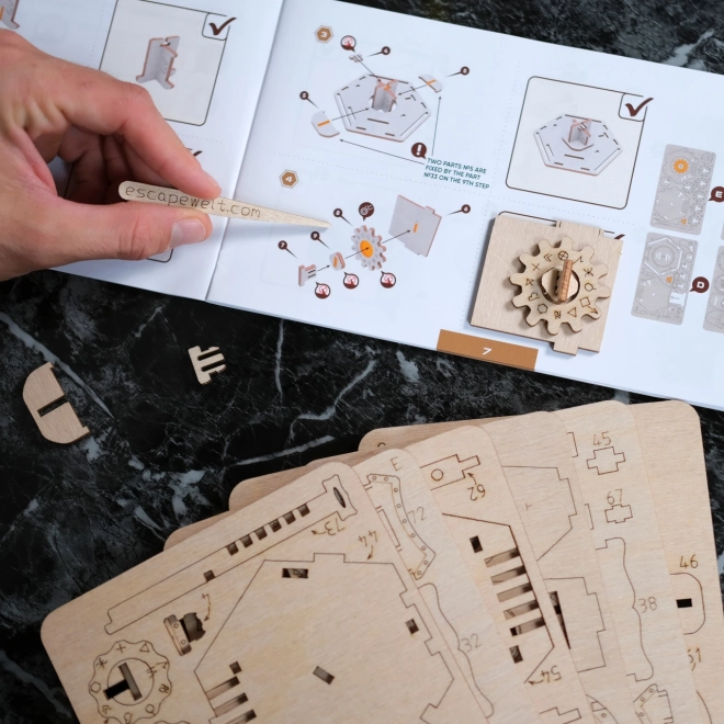 Fort Knox Pro houten puzzel uitdaging
