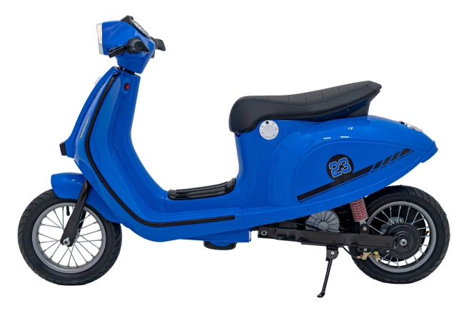 Elektrische Kinder Scooter Retro 23 blauw