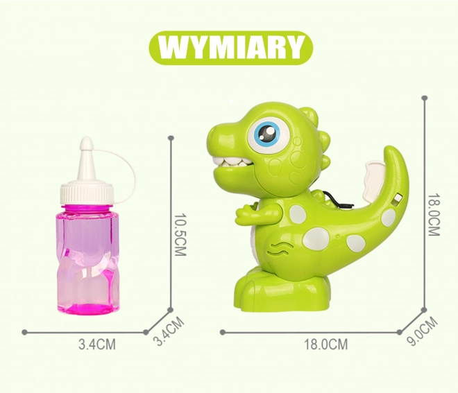 Dinosaurusbellenblaas voor kinderen