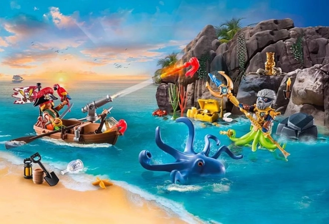 Set van piratenfiguren 71636 Adventskalender piraten