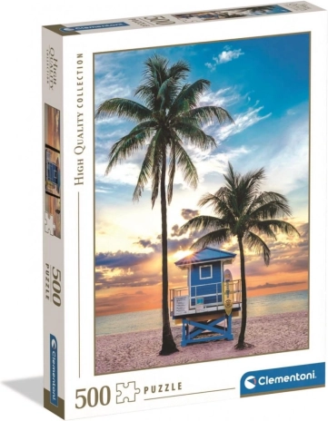 Puzzel 500 stukjes CLEMENTONI Miami Beach, Florida