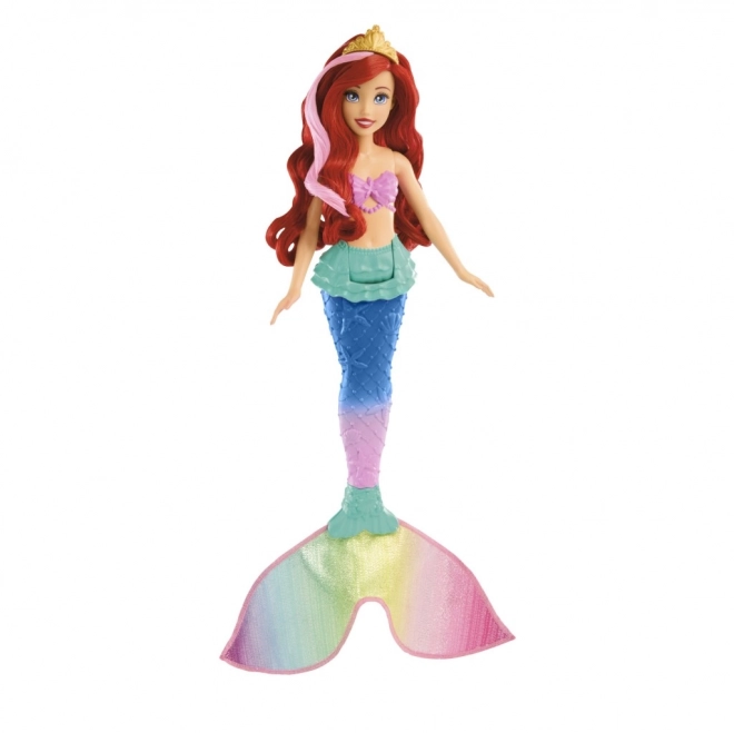 MATTEL Disney Princess pop Ariel kleine zeemeermin zwemt, verandert van kleur