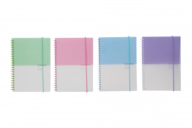 Notitieboek 14,8x21 cm - tweekleurig