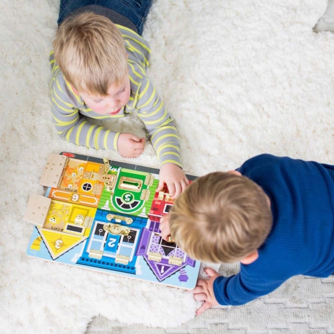 Sloten en beveiligingsbord Melissa en Doug
