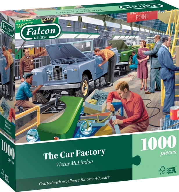 Puzzel Automobielfabriek 1000 stukjes