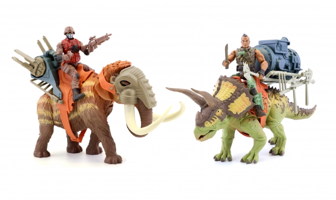 Set soldaten op dinosaurussen 25 cm