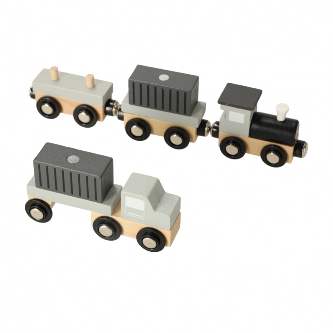 Mobiele havenkraan met magnetische lier en accessoires